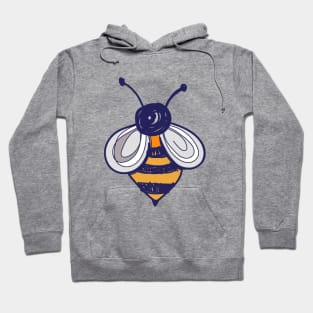 Honey Bee, Cute, Fun Drawing of a Honey Bee Hoodie